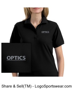 OPTICS Single Logo Womens Sport Shirt Silk Touch Design Zoom